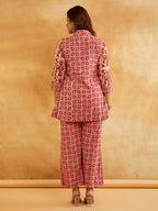 Stylish Pink Kurta Set