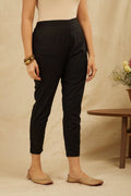 Black Plain Cotton Pant Bada Boota