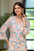 Multi Printed Schifili Kurta Pant Set Bada Boota