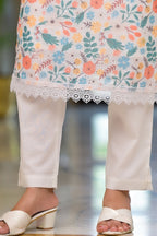 Multi Printed Schifili Kurta Pant Set Bada Boota