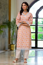 Multi Printed Schifili Kurta Pant Set Bada Boota