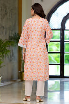 Multi Printed Schifili Kurta Pant Set Bada Boota